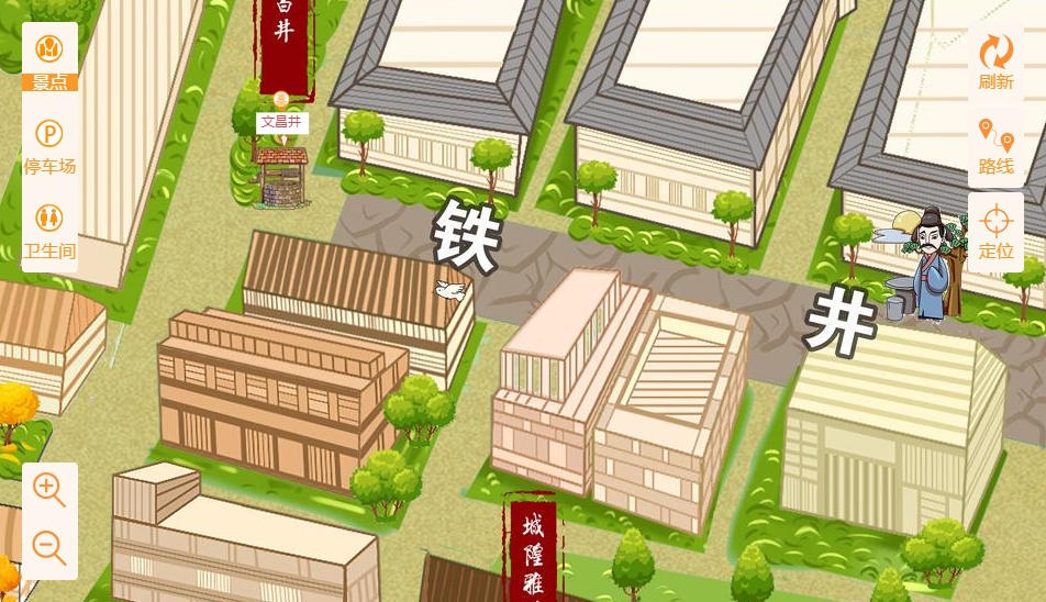 喀喇沁智慧景区：手绘地图与语音导览的完美融合